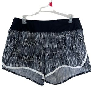 Reebok Running Fitness Jogging Dance Light Sport Pattern Shorts